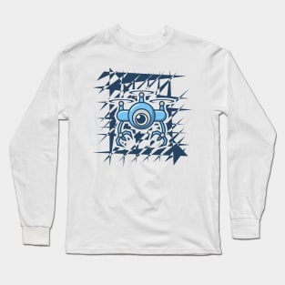 Blue Drone Long Sleeve T-Shirt